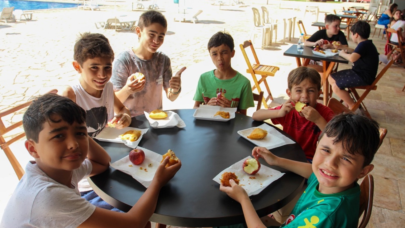 Cardápio é pensado de forma saudável para os pequenos (Foto/Paulo Lúcio)
