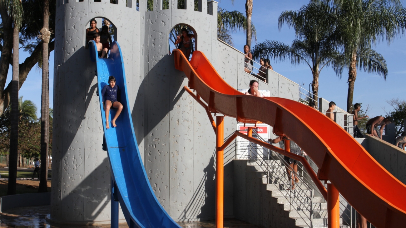Favorito das crianças, Parque Aquático será palco de uma caça ao tesouro (FOTO/PAULO LÚCIO)