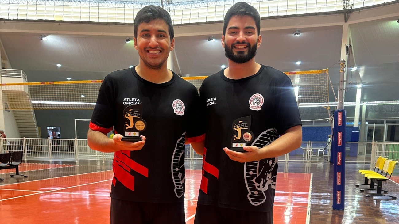 Foto Divulgação Dupla trouxe o primeiro lugar para casa