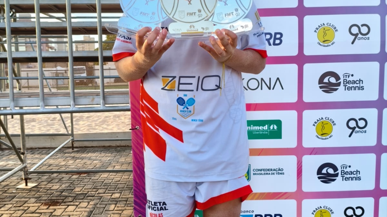 Atleta de Beach Tênis convocado pela Seleção Brasileira